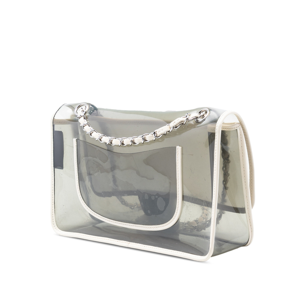 Pre-Loved Chanel Large PVC and Lambskin Naked Flap - Picture 2 of 7